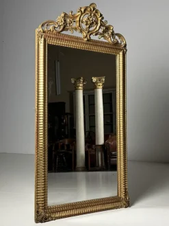 Pamono French Crested Mirror, 19th Century> Mirrors