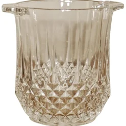 Pamono French Crystal Ice Bucket, 1920s> Ice Buckets & Wine Coolers