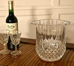 Pamono French Crystal Ice Bucket, 1920s> Ice Buckets & Wine Coolers