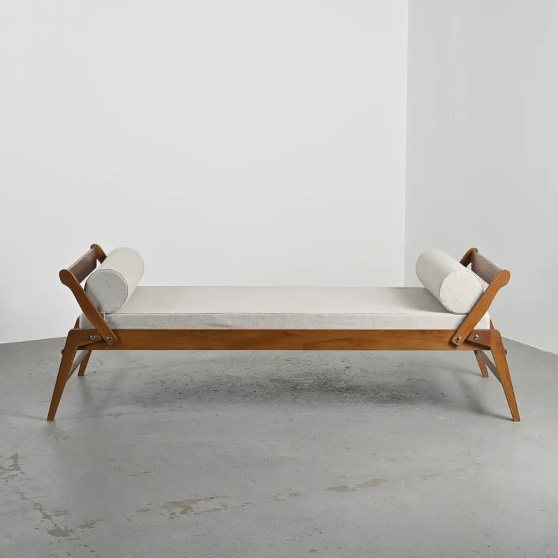 Pamono French Daybed by René Jean Caillette for Charron, 1952