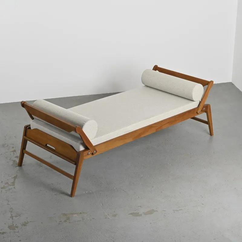 Pamono French Daybed by René Jean Caillette for Charron, 1952