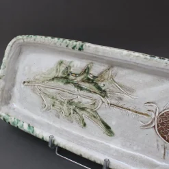 Pamono French Decorative Ceramic Tray by Albert Thiry, 1960s