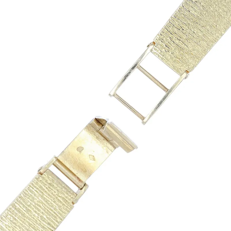 Pamono French Diamonds 18 Karat Yellow Gold Eviana Women Watch, 1960s
