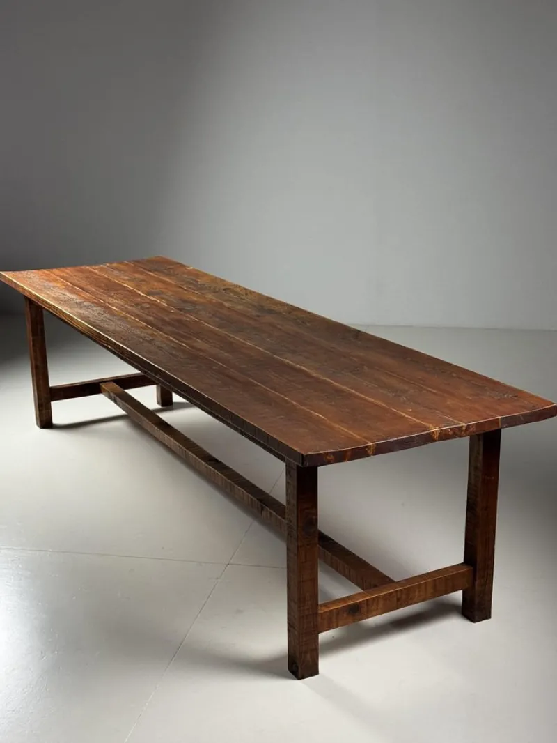 Pamono French Dining Table in Pine> Dining Tables & Sets