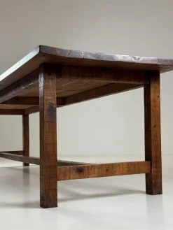 Pamono French Dining Table in Pine><noscript><img width=