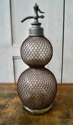 Pamono French Double Gourd Soda Syphon, 1890s> Bottles, Carafes & Jugs