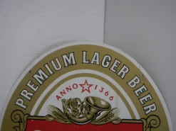 Discount Pamono French Double-Sided Stella Artois License Plate, 1970