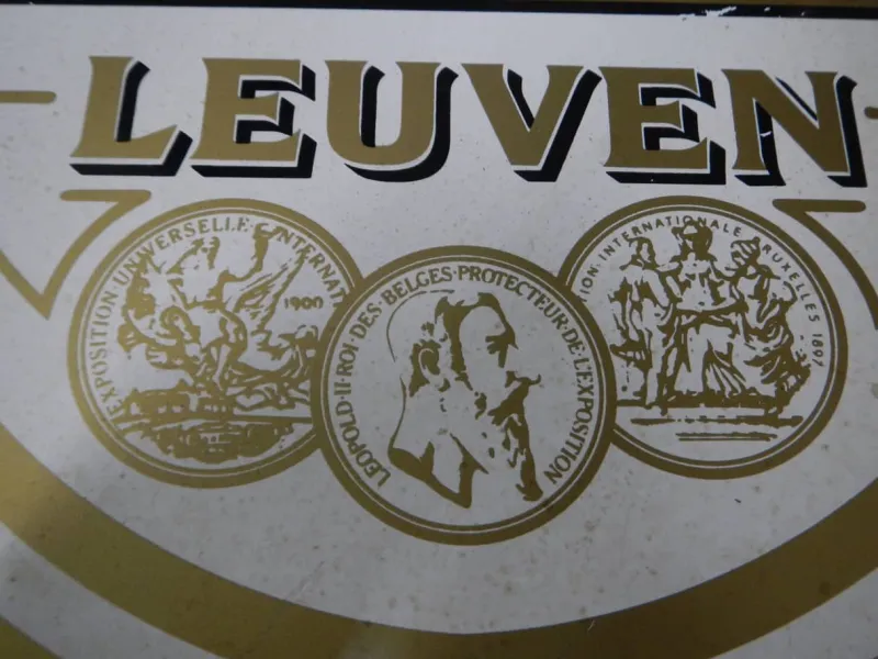 Discount Pamono French Double-Sided Stella Artois License Plate, 1970