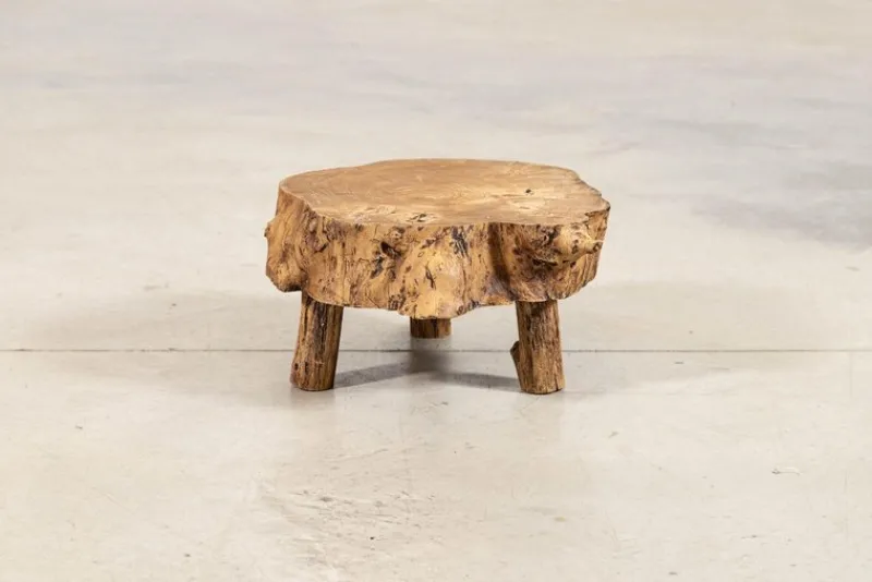 Pamono French Elm Side Table, 1900> Coffee & Side Tables