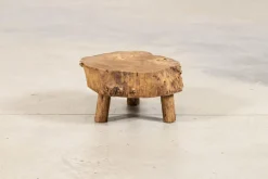 Pamono French Elm Side Table, 1900><noscript><img width=