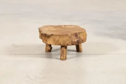 Pamono French Elm Side Table, 1900><noscript><img width=