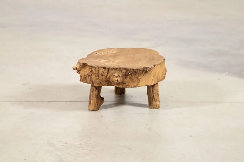 Pamono French Elm Side Table, 1900> Coffee & Side Tables
