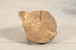 Online Pamono French Elm Side Table, 1900