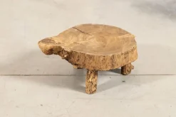 Online Pamono French Elm Side Table, 1900