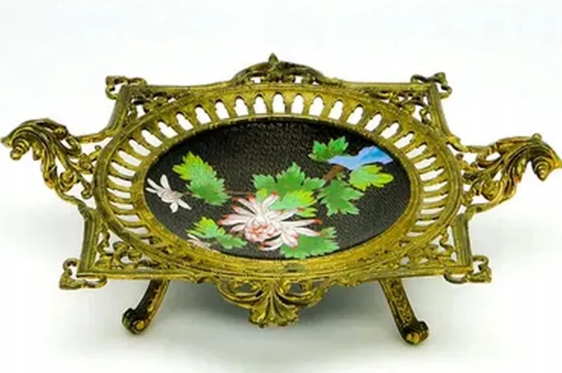 Clearance Pamono French Empire Bowl on Stand, 1890s