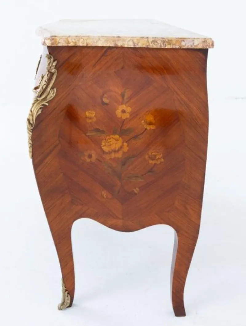 Discount Pamono French Empire Commode Bombe Chest of Drawers, 1890s