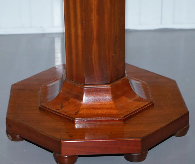 Pamono French Empire Hardwood Chess Table in Marble & Ormolu, 1900s> Game Tables