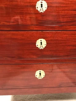 Pamono French Empire Highboy Dresser, 1810s><noscript><img width=