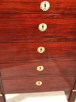 Pamono French Empire Highboy Dresser, 1810s><noscript><img width=