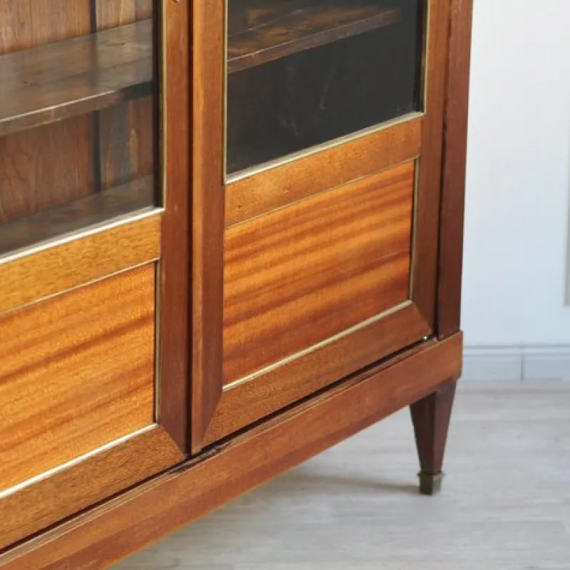 Pamono French Empire Showcase with Brass, 1850s> Cabinets & Wardrobes