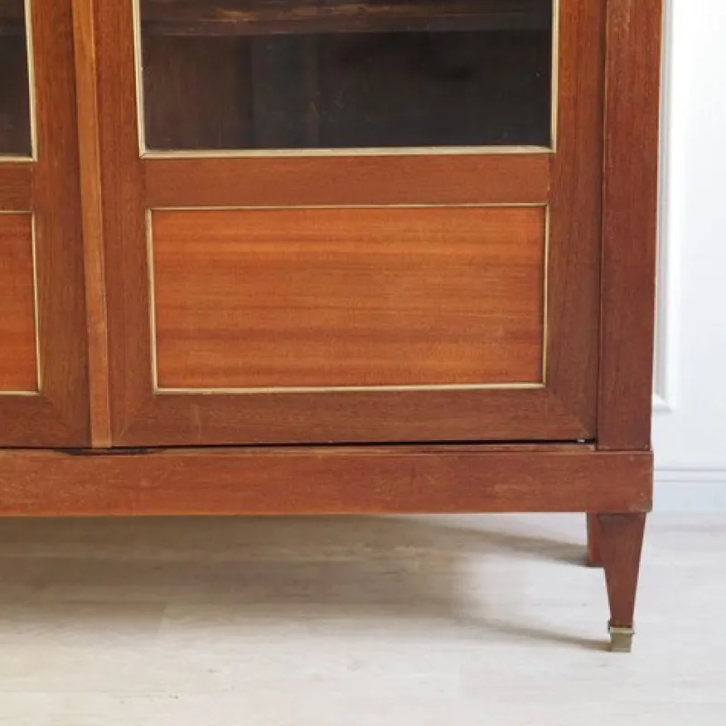 Pamono French Empire Showcase with Brass, 1850s> Cabinets & Wardrobes