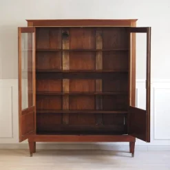 Pamono French Empire Showcase with Brass, 1850s><noscript><img width=