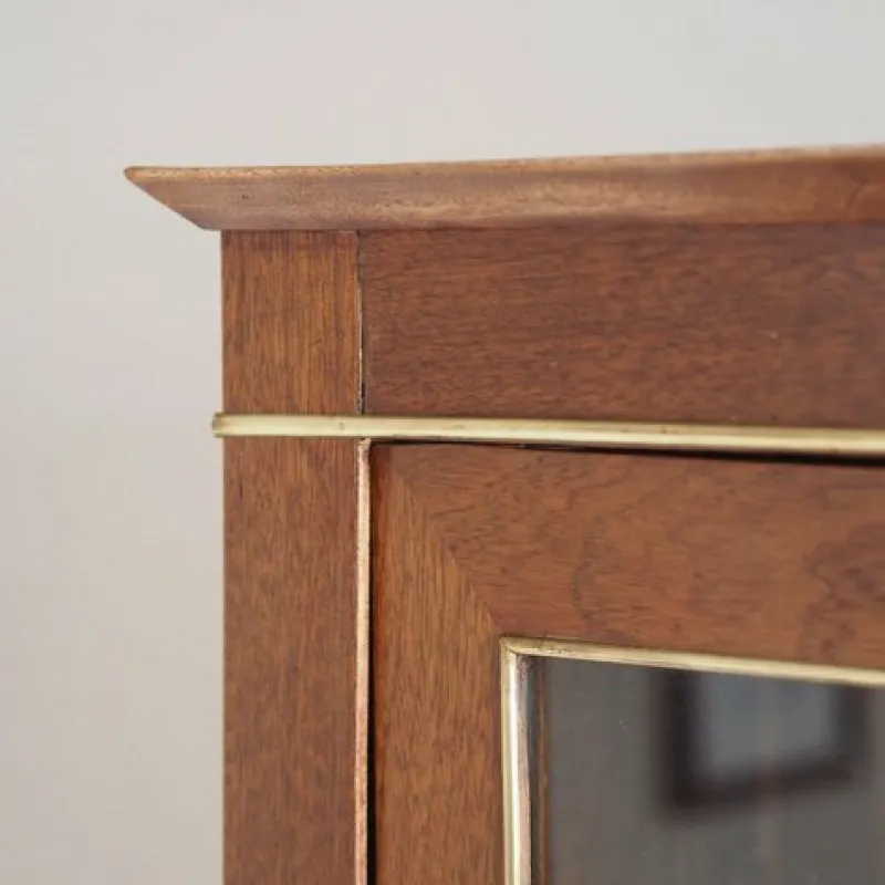 Pamono French Empire Showcase with Brass, 1850s> Cabinets & Wardrobes