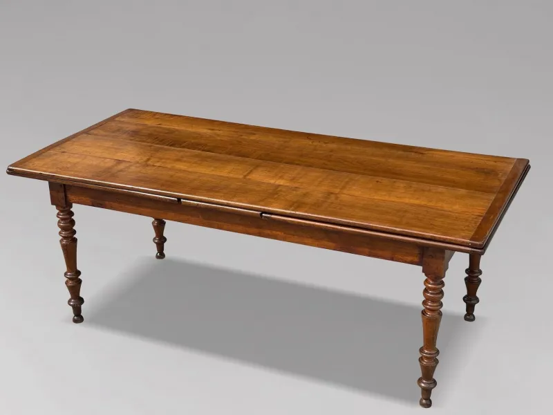 New Pamono French Fruitwood Farmhouse Dining Table, 1860s