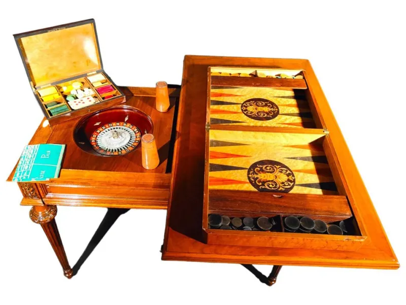 Pamono French Game Table, 19th Century> Game Tables
