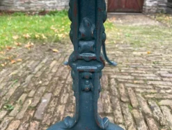 Pamono French Garden Bistro Table with Marble Top, 1900s><noscript><img width=