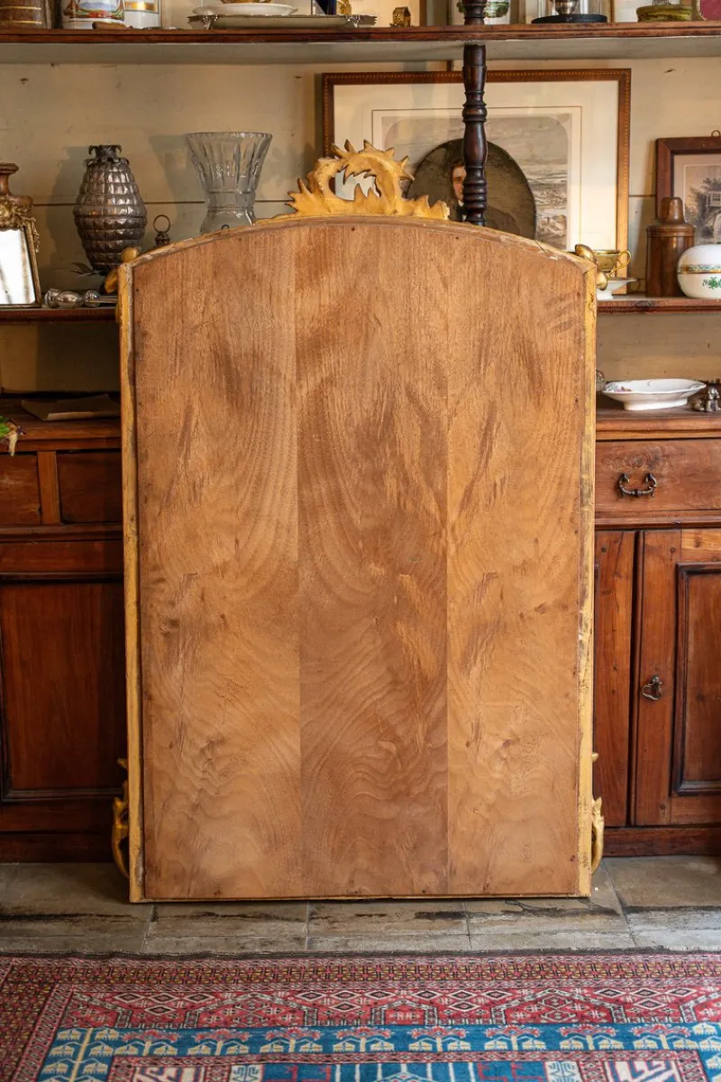 Pamono French Gilded Wood Mirror, 19th Century> Mirrors