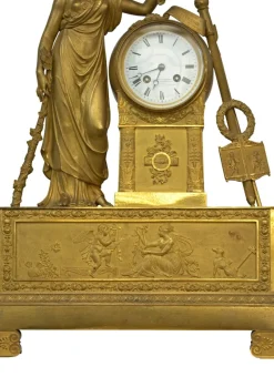 Online Pamono French Gilt Bronze Mantel Clock