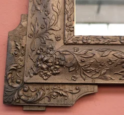 Clearance Pamono French Gilt Wood Mirror, 19th Century