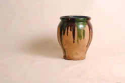 Pamono French Glazed Terracotta Planter, 1950s> Planters And Jardiniere