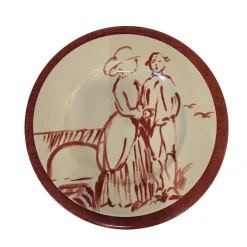 Pamono French Gonesse Plates from Royal Limoges, 1990s, Set of 6> Serving Dishes