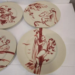 Pamono French Gonesse Plates from Royal Limoges, 1990s, Set of 6><noscript><img width=