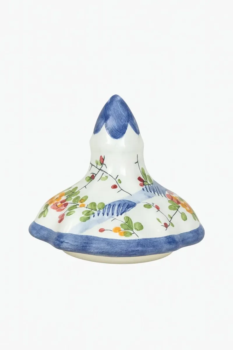 Outlet Pamono French Hand-Painted Ceramic Wall-Mounted Washbasin