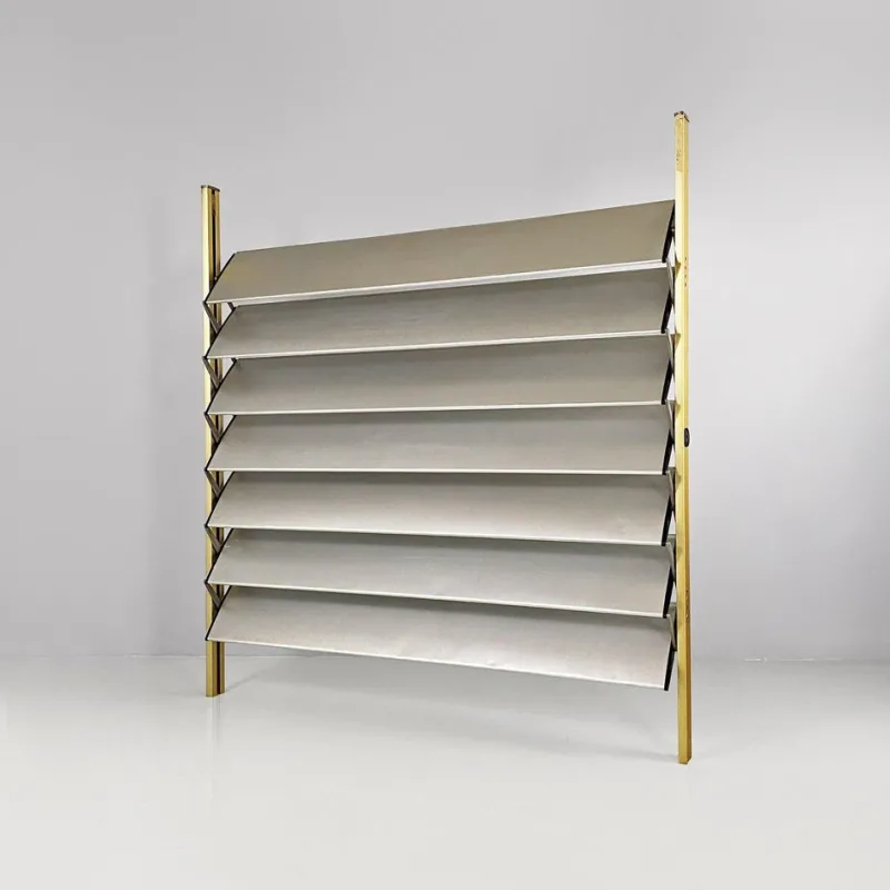 Pamono French Industrial Aluminum Sunshade Panel attributed to Jean Prouvè, 1956> Room Dividers & Screens