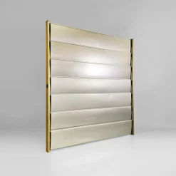 Pamono French Industrial Aluminum Sunshade Panel attributed to Jean Prouvè, 1956><noscript><img width=