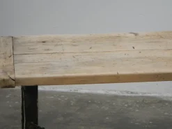 Pamono French Industrial Bench, 1920s><noscript><img width=