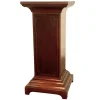 Clearance Pamono French Inlaid Mahogany Column Display Pedestal, 1870