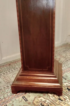 Clearance Pamono French Inlaid Mahogany Column Display Pedestal, 1870