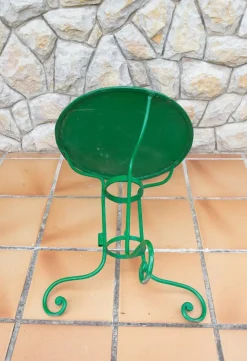 Pamono French Iron Garden Table. 1940s> Garden Tables