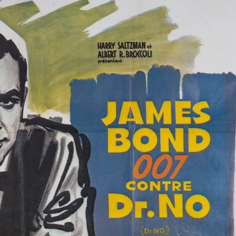 Pamono French James Bond 007 Dr. No Grande Release Poster, 1962> Posters