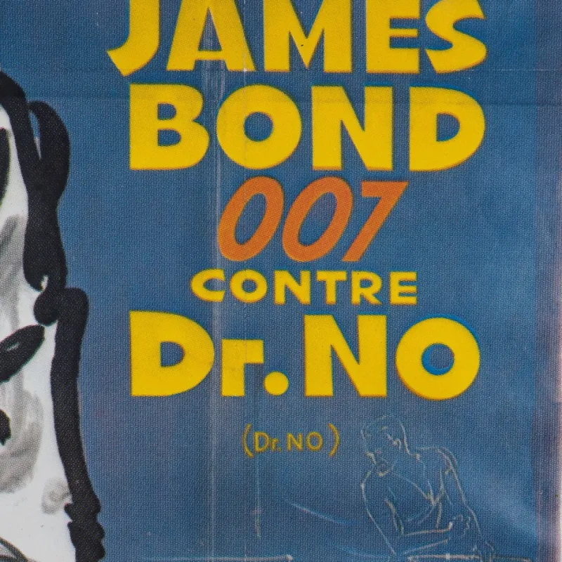 Pamono French James Bond 007 Dr. No Grande Release Poster, 1962> Posters