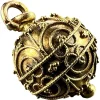 Pamono French 18k Yellow Gold Filigree Sphere Charm Pendant, 1890s> Necklaces