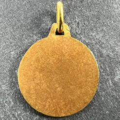 Clearance Pamono French 18k Yellow Gold Zodiac Virgo Charm Pendant, 1950s