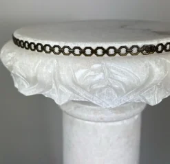 Pamono French Lighting Column Mounted on Brass Paws><noscript><img width=