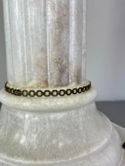 Pamono French Lighting Column Mounted on Brass Paws><noscript><img width=
