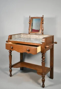 Sale Pamono French Louis Philippe Style Washstand in Oak, 1920s